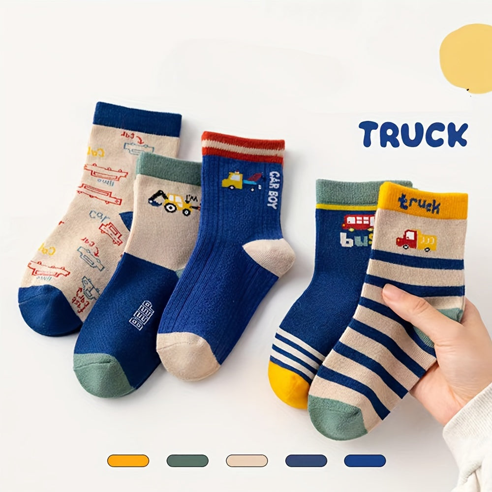 Vehicle Joy Socks (5 Pairs)