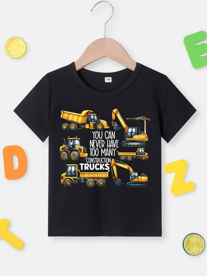 Never Too Many Construction Trucks T-Shirt