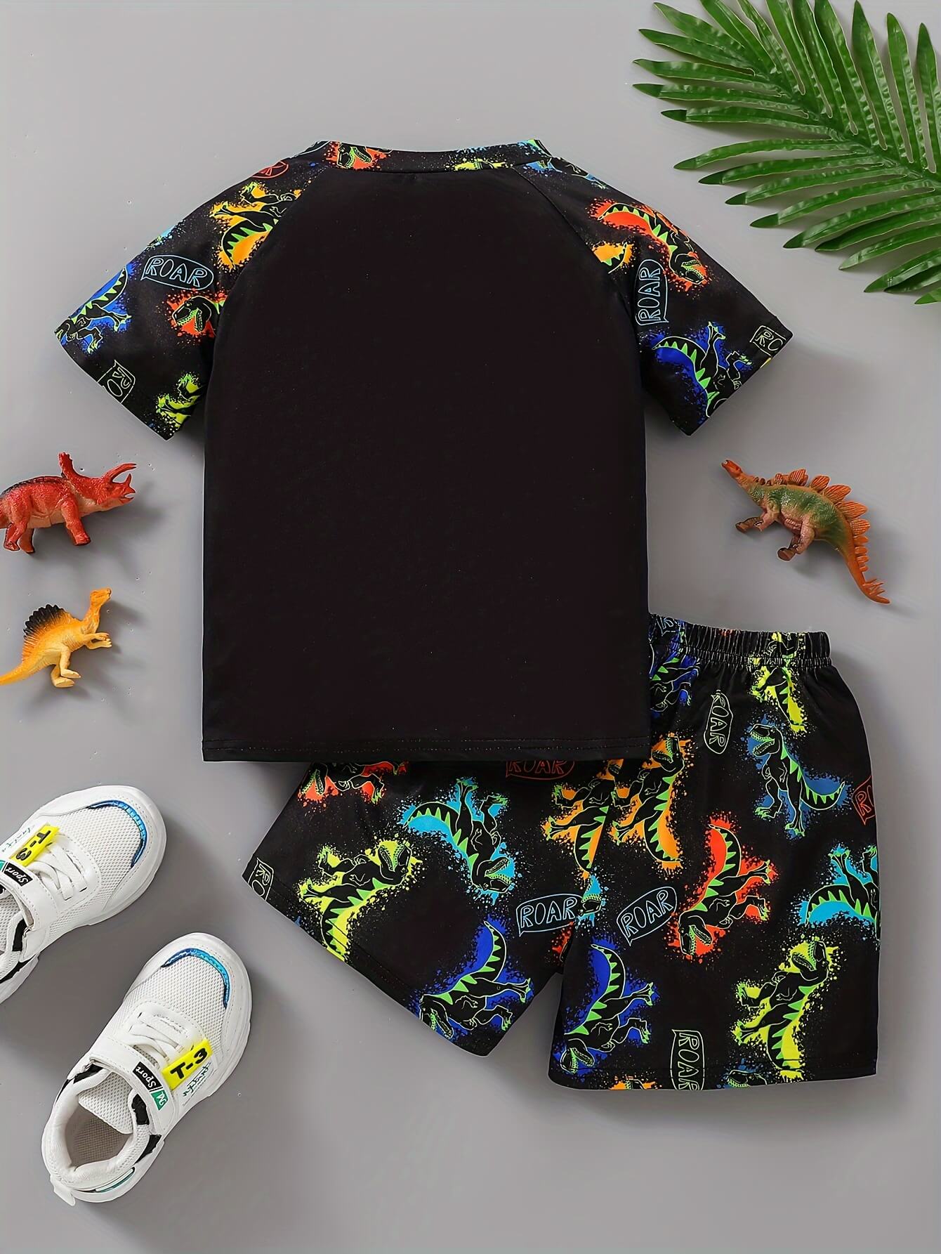 Dino Glow 2-Piece Clothing Set