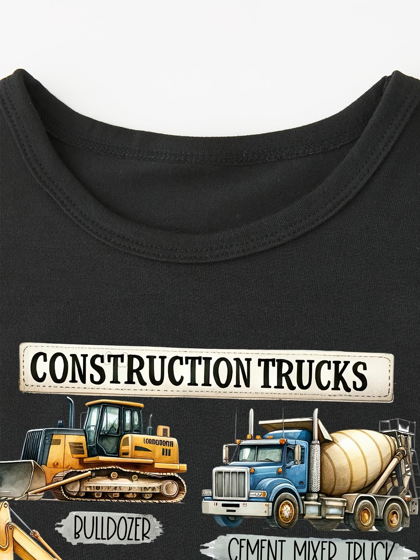 Construction Trucks T-Shirt