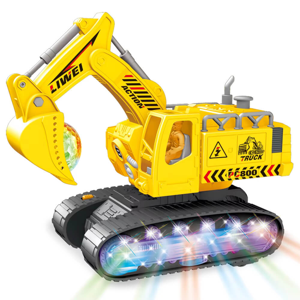 Transforming Excavator LED Toy