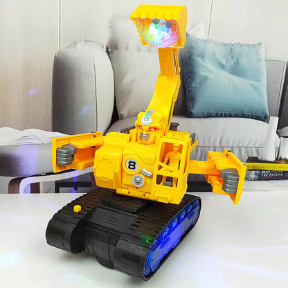 Transforming Excavator LED Toy