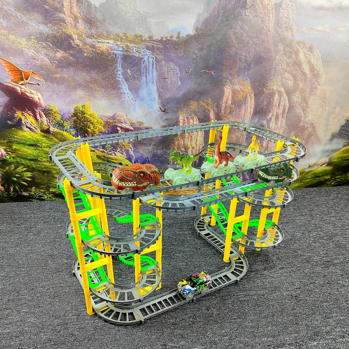 Dino Rail Run Track Set™ – KiddlyCuddly