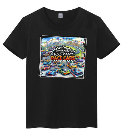 Never Too Many Race Cars T-Shirt