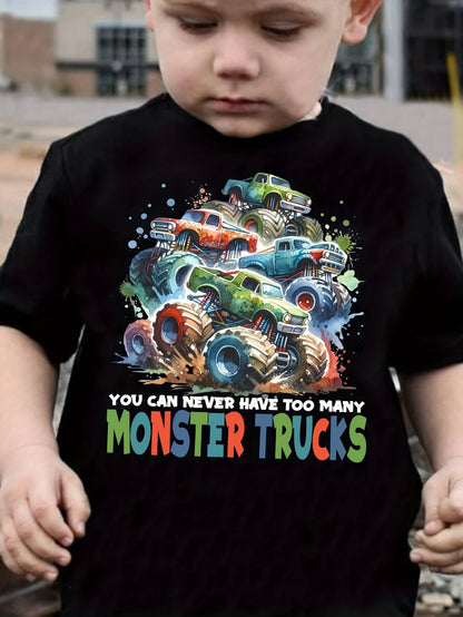 Never Too Many Monster Trucks T-Shirt