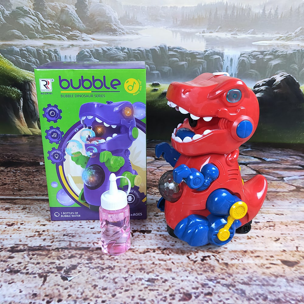 Dinosaur Bubble Machine LED Toy – KiddlyCuddly