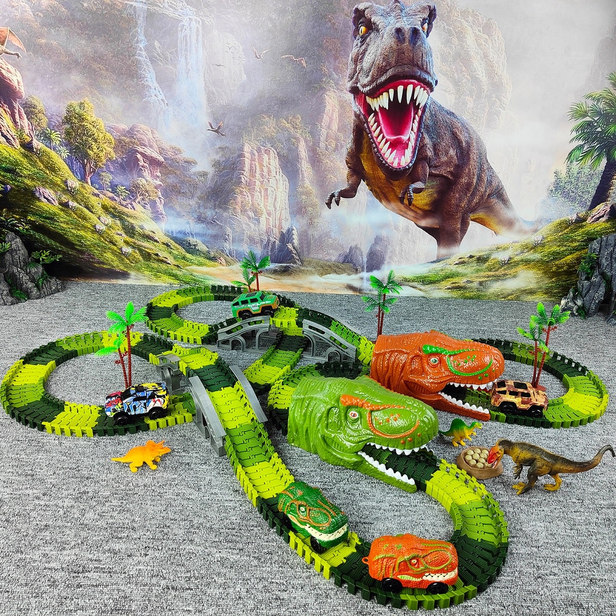 Dino Rail Run Track Set™ – KiddlyCuddly