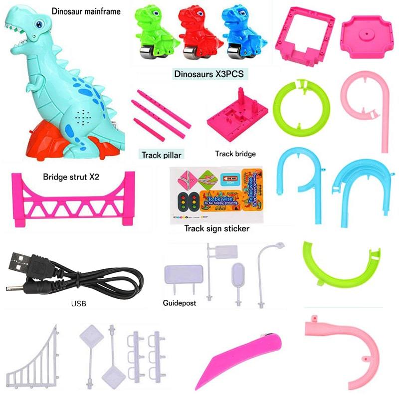 Musical Dinosaur LED Race Toy