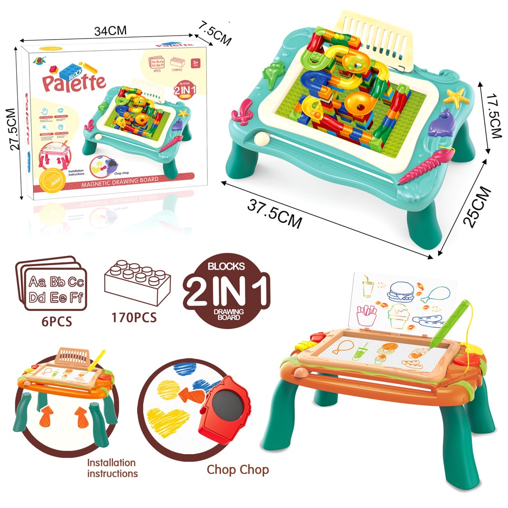 Magnetic Drawing Board for Kids - Assorted Color