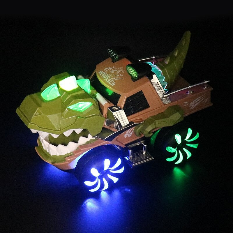 Chariot de dinosaure beyblade, lanceur rotatif, jouet de combat lumineux  clignotant, jouet de dinosaure pour enfants garçons