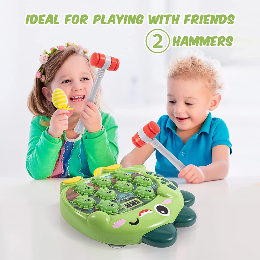 Fun Little Toys Beg1n Whack-a-Dino,Interactive Dinosaur Game